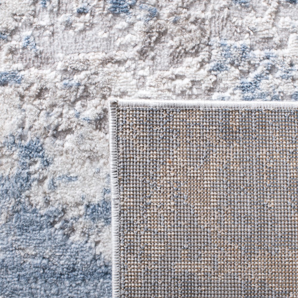 SAFAVIEH Amelia Alastar Abstract Distressed Area Rug, Gray/Blue, 5'3" x 7'6" - Image 6