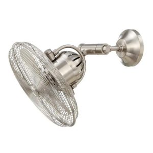 Craftmade BW414SS3 Bellows IV 14" Cage Wall Fan with Blades in Stainless Steel