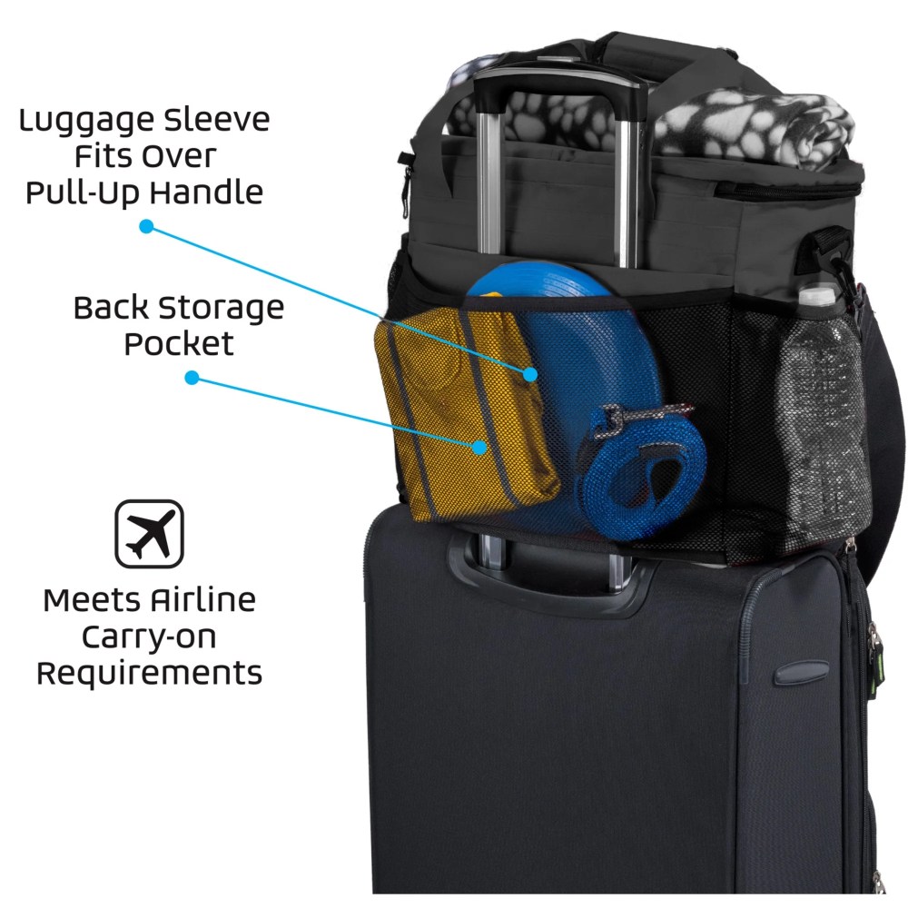 Mobile Dog Gear Week Away Bag, Medium/Large, Black - Image 4