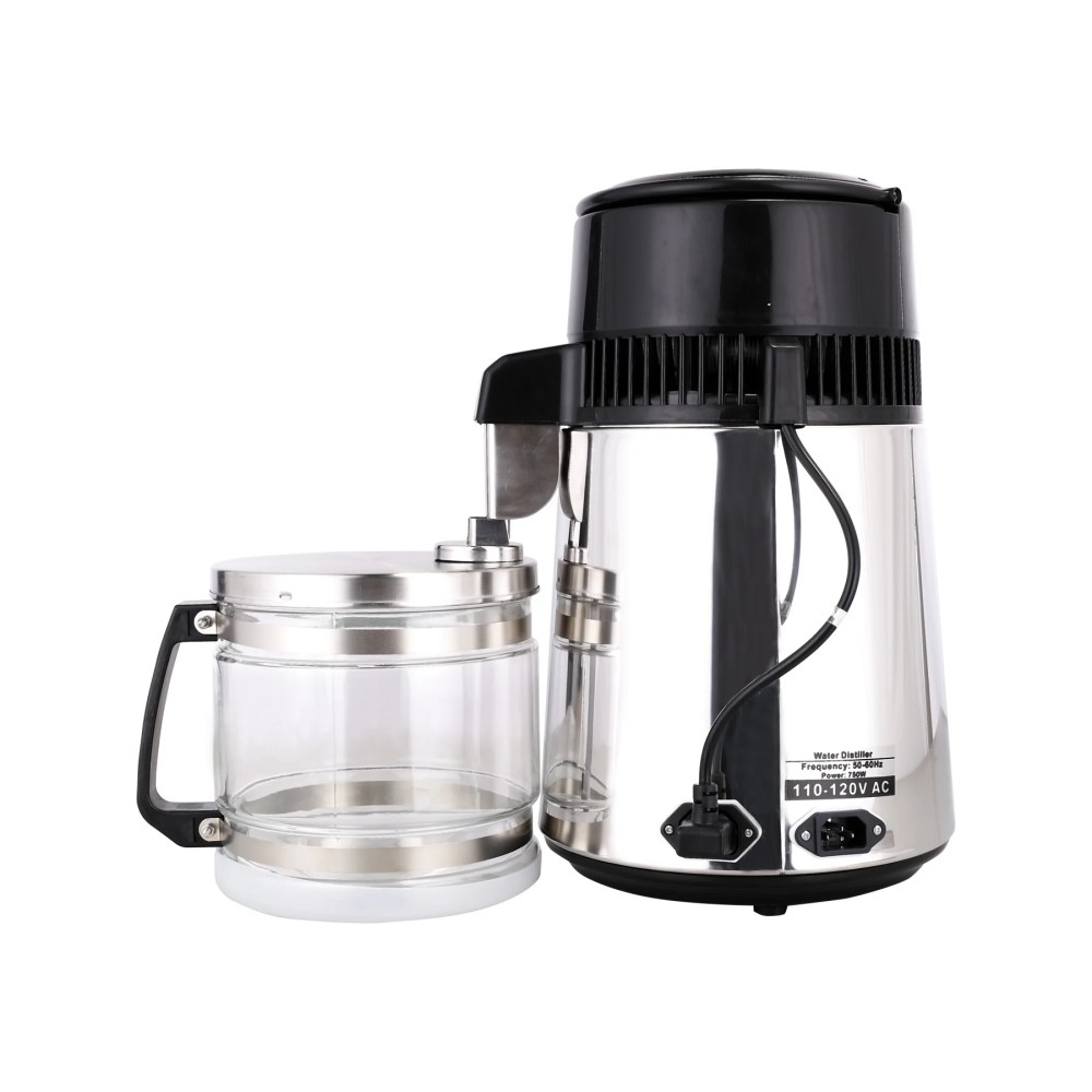 4L Home Water Distiller Purifier Machine Stainless Steel Glass Bottle - Image 7