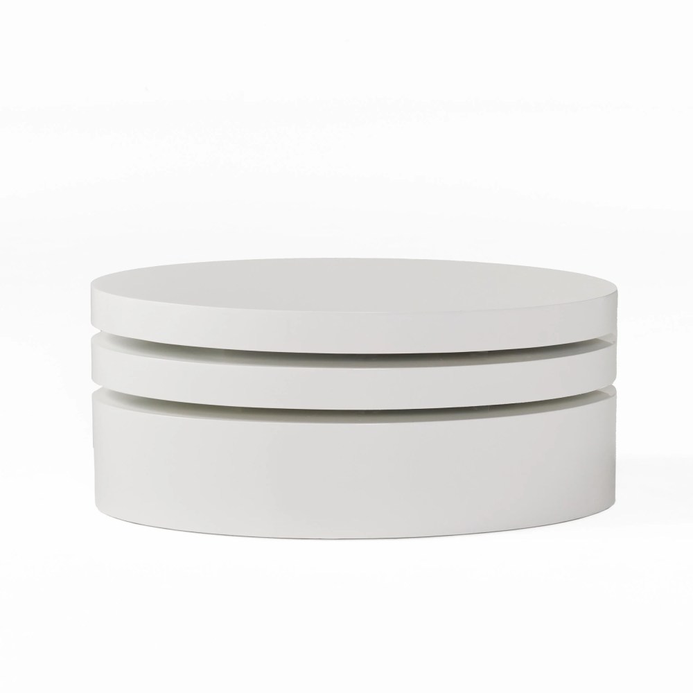 Lagom Small Oval Mod Rotatable Coffee Table - Image 4
