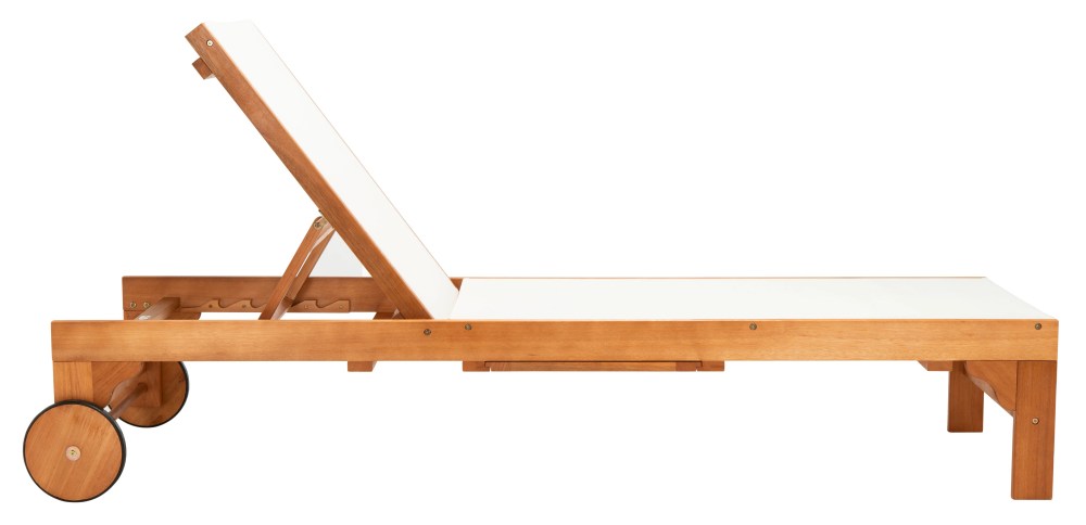 Safavieh Ralden Outdoor Patio Sunlounger - Natural/Beige - Image 13