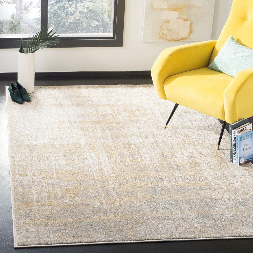 Safavieh Adirondack Boniface Distressed Area Rug, Creme/Gold, 5'1" x 7'6"