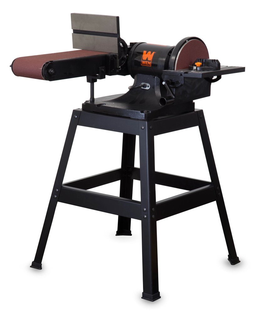 WEN Products 9-Amp 6 x 48-Inch Belt and 9-inch Disc Sander with Stand,6508