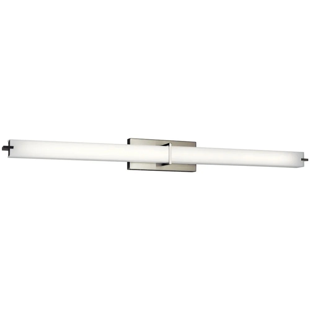 1 Light Linear Bath Vanity Approved For Damp Locations With Transitional Inspirations 4.75 Inches Tall By 49.25 Inches Wide Kichler Lighting