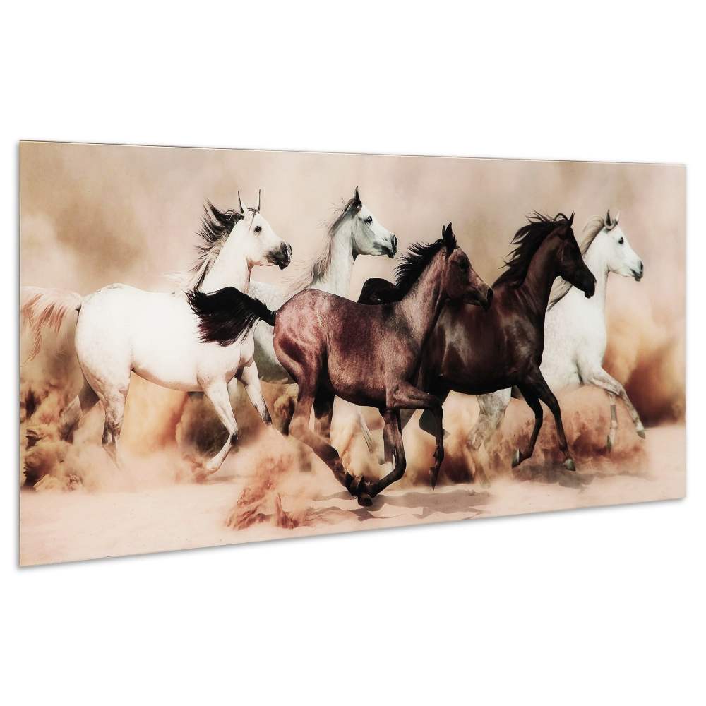 Empire Art Direct Stampede Frameless Free Floating Tempered Glass Panel Graphic Wall Art, 63" x 24" x 0.2", Ready to Hang - Image 5