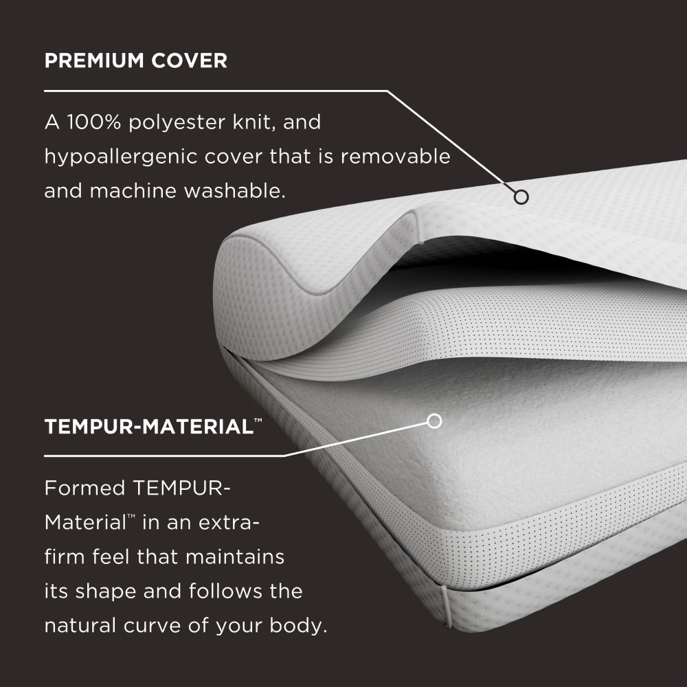 Tempur-Pedic Tempur-Ergo Memory Foam Neck Pillow, Medium Profile - Image 17