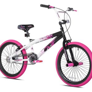 20" Kent Tempest Bike, Fits Riders 4'2" - 5", Pink/Black/White, Child, Unisex