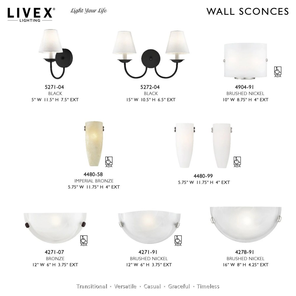 Livex Lighting Coronado Wall Sconce in Imperial Bronze - Image 2
