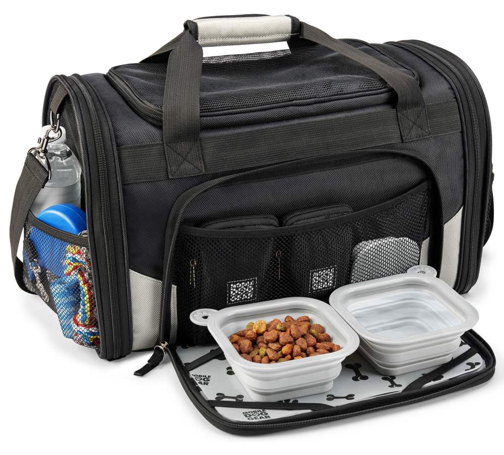 Mobile Dog Gear Pet Carrier Plus, 17"H, Black - Image 12