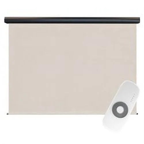Keystone Fabrics Premium Motorized Outdoor Patio Sun Shade 4ft Wide (Cream) - Image 6