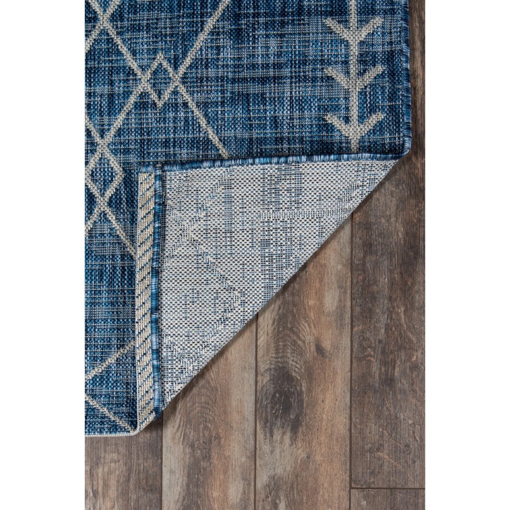 Skyline Decor Charcoal Villa Rugs in Rectangle Shape - Big Blue 5'3" x 7'6" Geometric, Diamond, Trellis 5" x 8" Indoor, Accent, Outdoor Grey Rectangle - Image 4