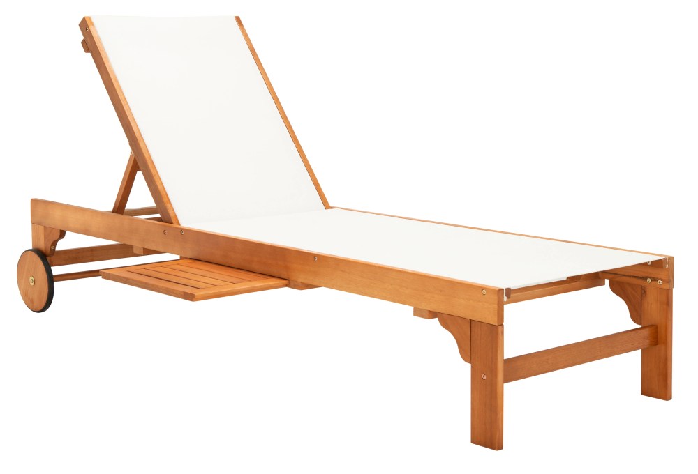 Safavieh Ralden Outdoor Patio Sunlounger - Natural/Beige - Image 10
