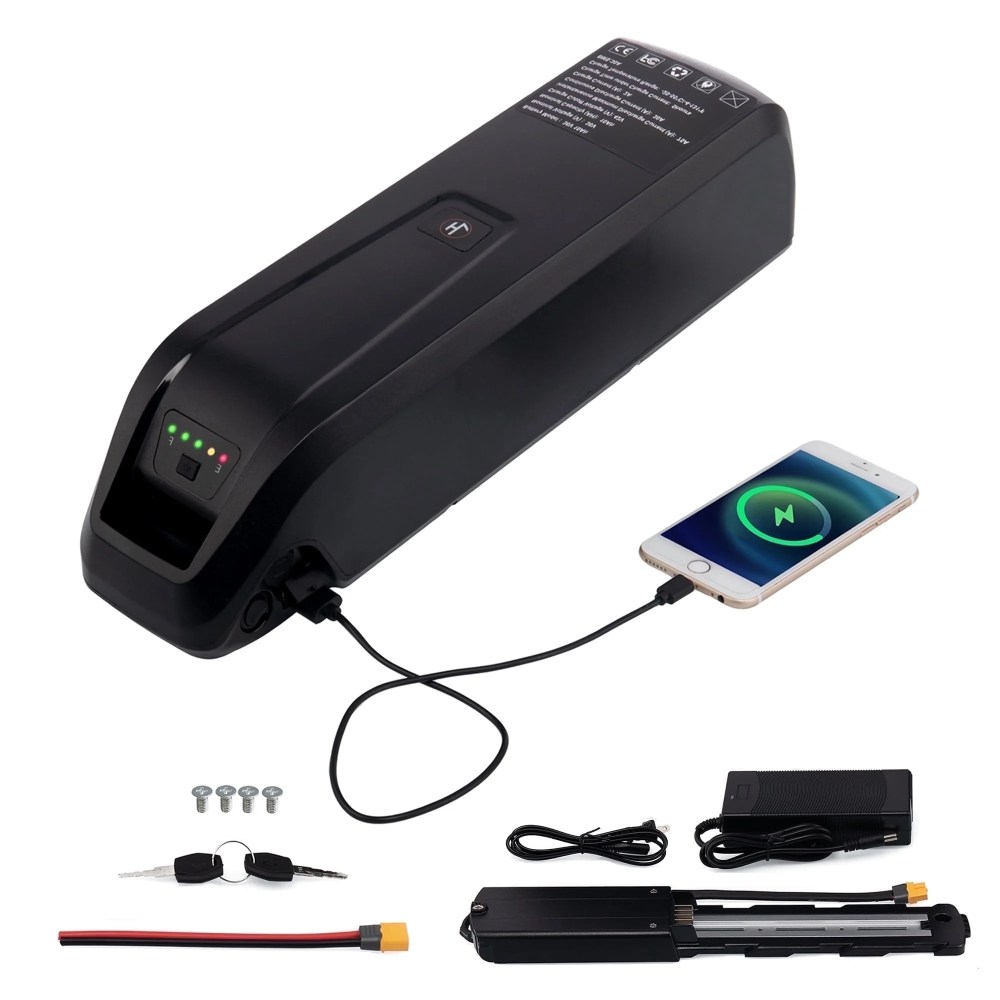 36V 10Ah Ebike Battery 5 Pins Lithium ion Rechargeable Battery 750W for Electric Bike