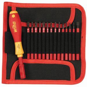 Wiha Insulated Slimline Interchangeable Blade Set,15 Piece