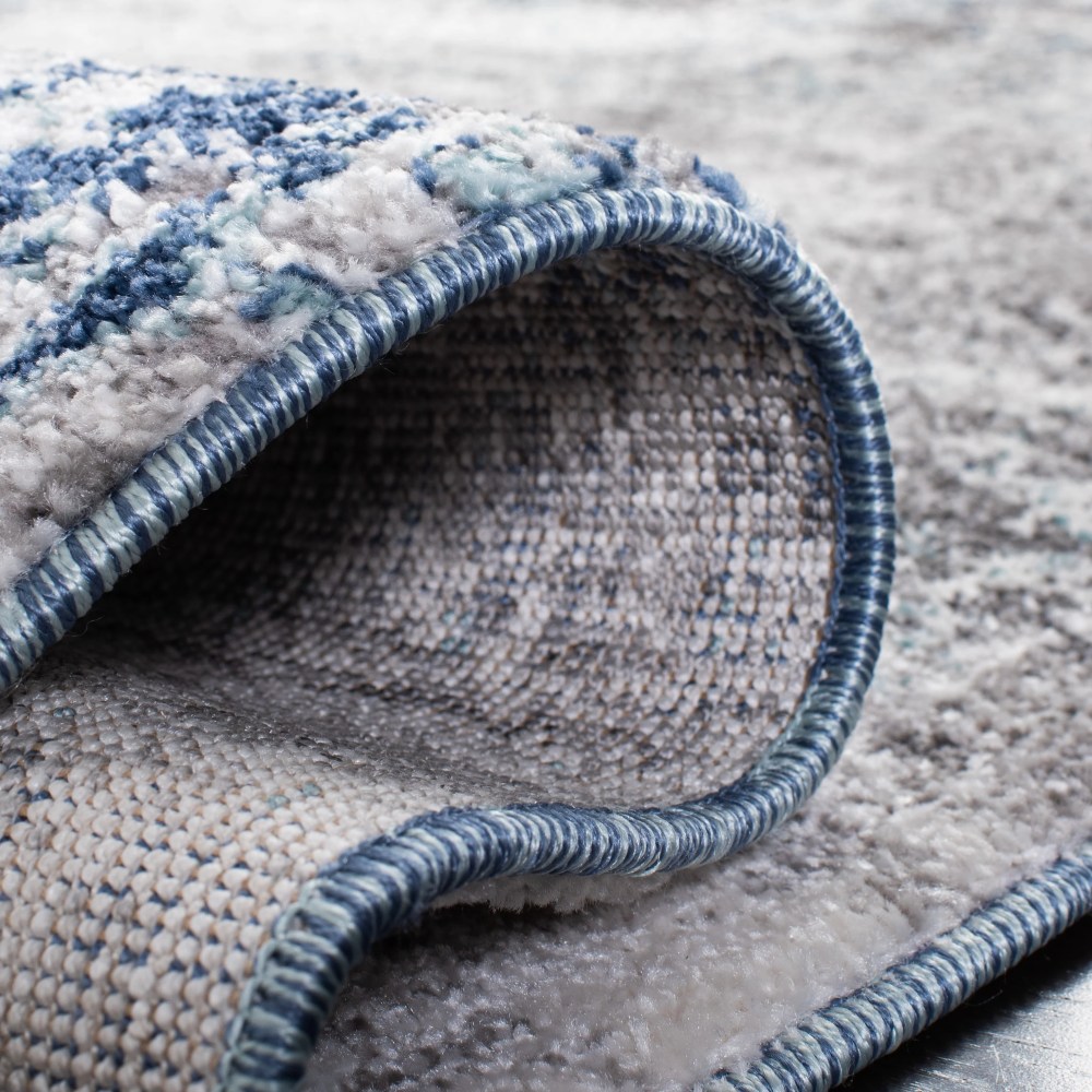 SAFAVIEH Aston Mackenzie Abstract Area Rug, Light Blue/Gray, 5'3" x 7'7" - Image 9