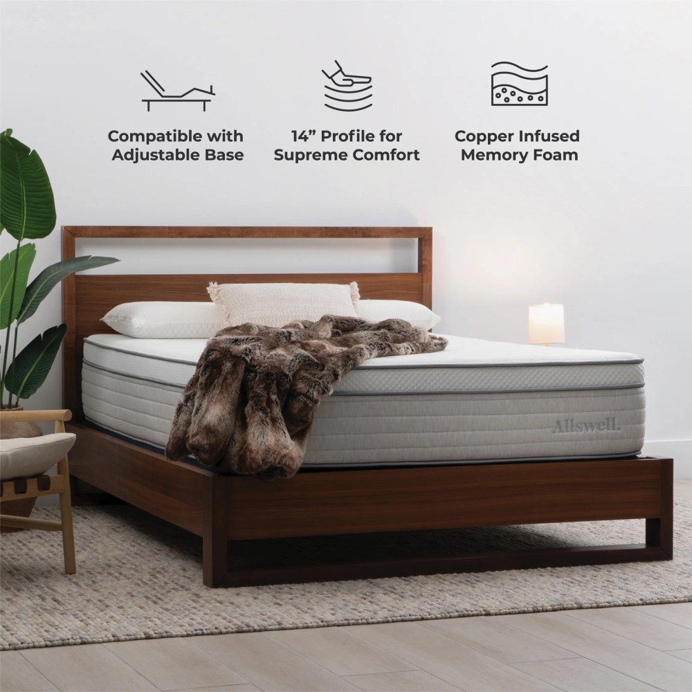 The Allswell Supreme 14" Bed in a Box Hybrid Mattress, Queen - Image 4