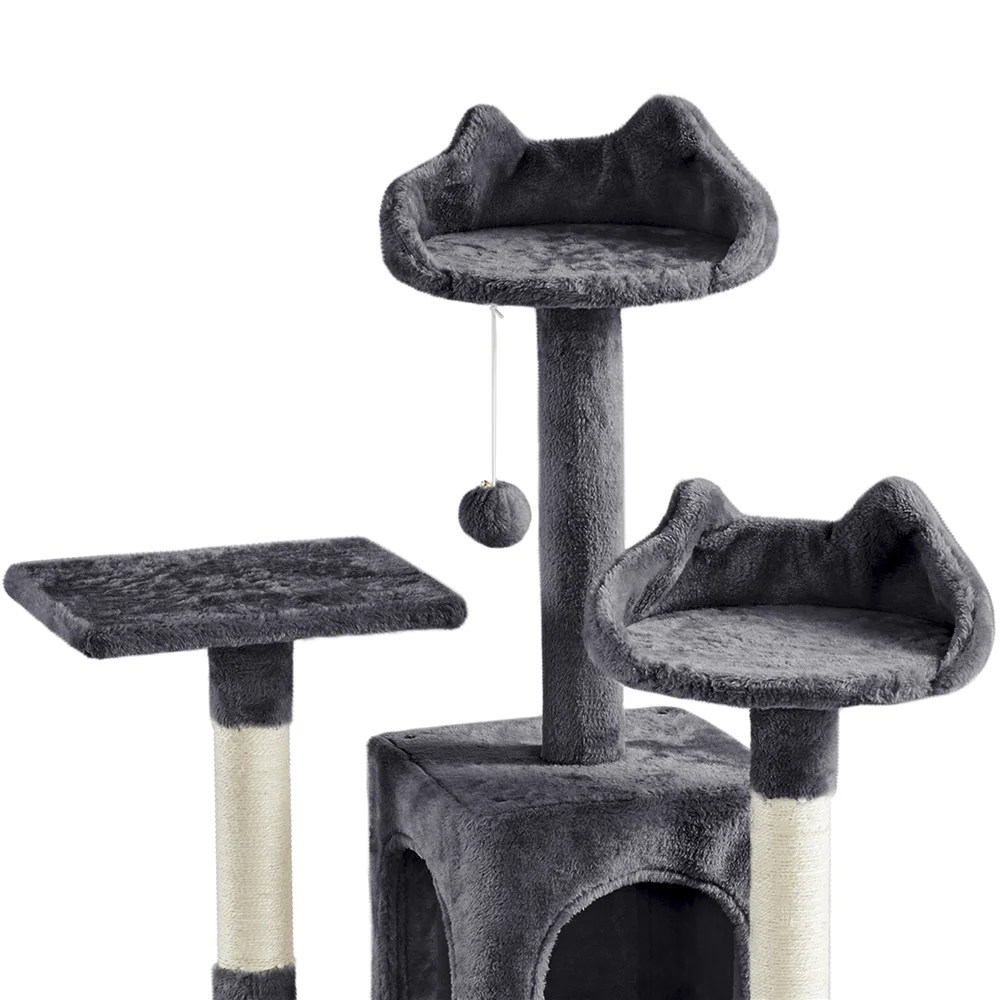 Yaheetech 72" H Cat Tree with 2 Condos - Image 7
