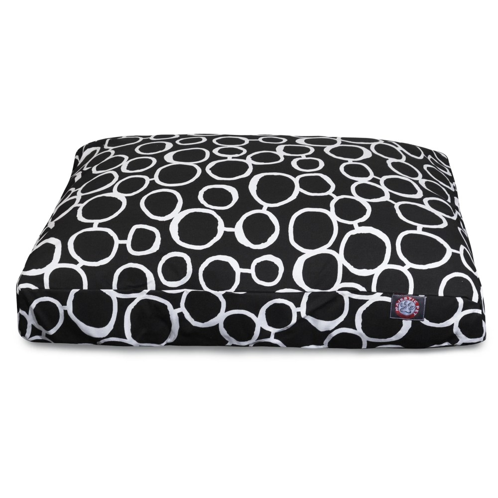 Majestic Pet Fusion Rectangle Pet Bed For Dogs, Removable Cover, Black, Extra Large - Image 2