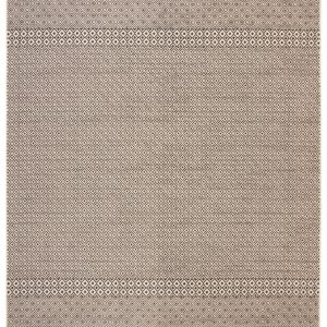 Safavieh Courtyard Naomi Geometric Indoor/Outdoor Area Rug,  Beige/Black,  8" x 11"