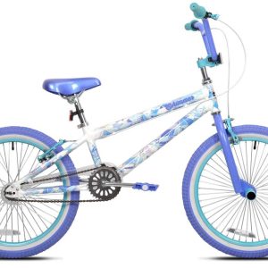 20" Kent Shimmer BMX Bicycle, Fits Riders 4'2"-5", White/Purple, Child, Unisex