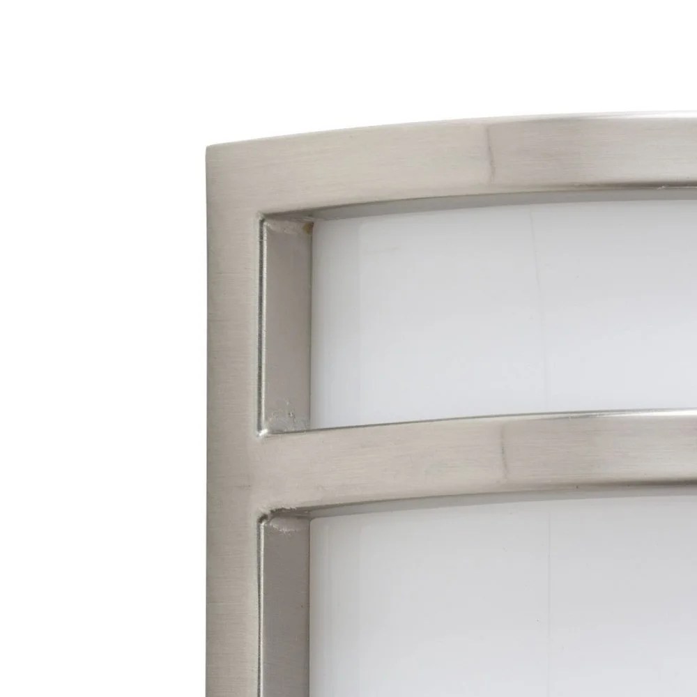 Progress Lighting, Contemporary Collection, 1-Light LED Wall Sconce, Brushed Nickel, White Acrylic Shade - Image 4