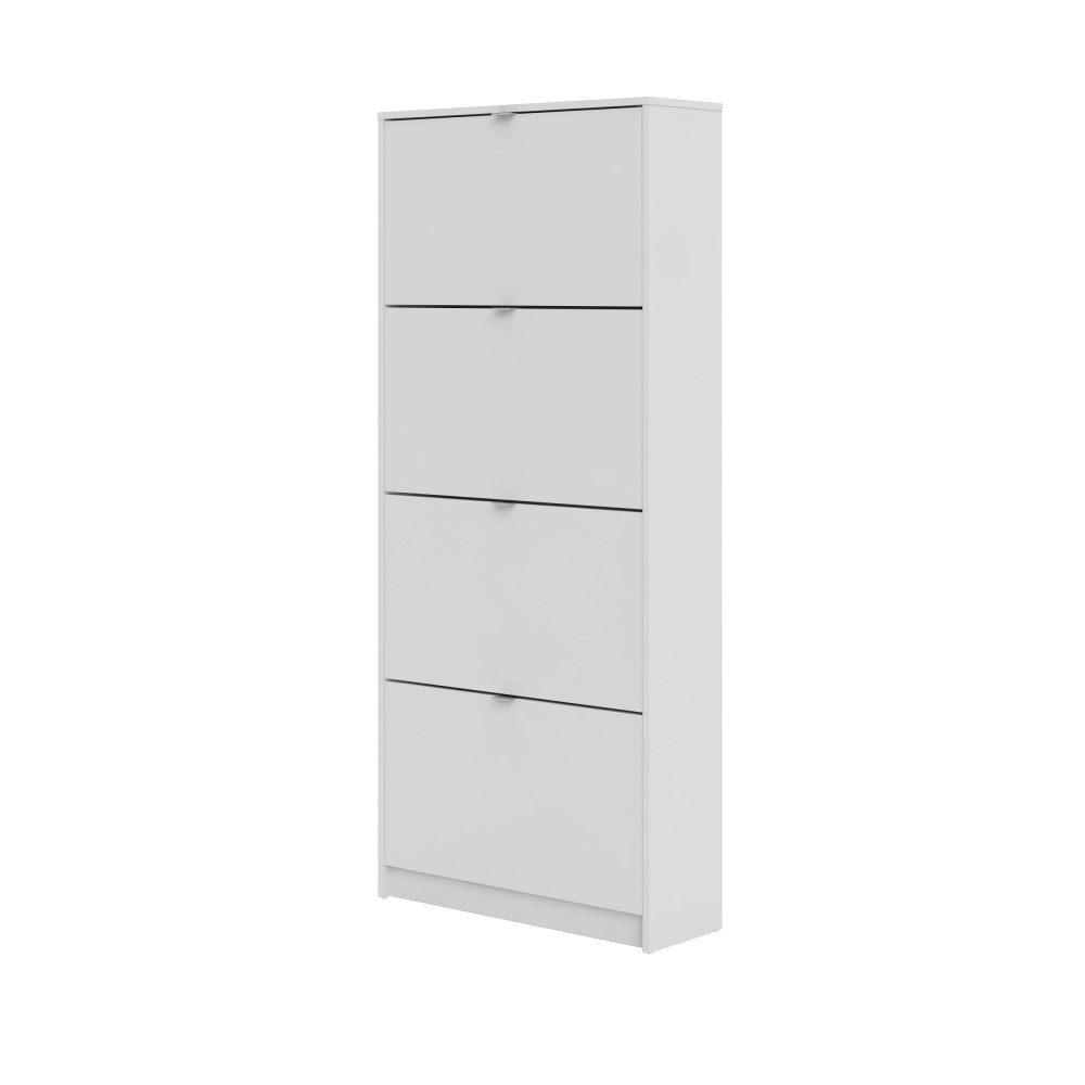 Tvilum Bright 4 Drawer Shoe Storage Cabinet, White - Image 9