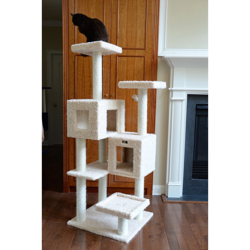 Armarkat Classic Cat Tree Model A6702, 67 inch Beige - Image 6