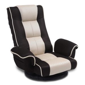 360 Degree Swivel Floor Chairs for Adults,Gaming Floor Chair with Back Support,14 Angles Adjustable Comfortable Floor Lounge Chair Folding Video Game Chairs Office Bedroom