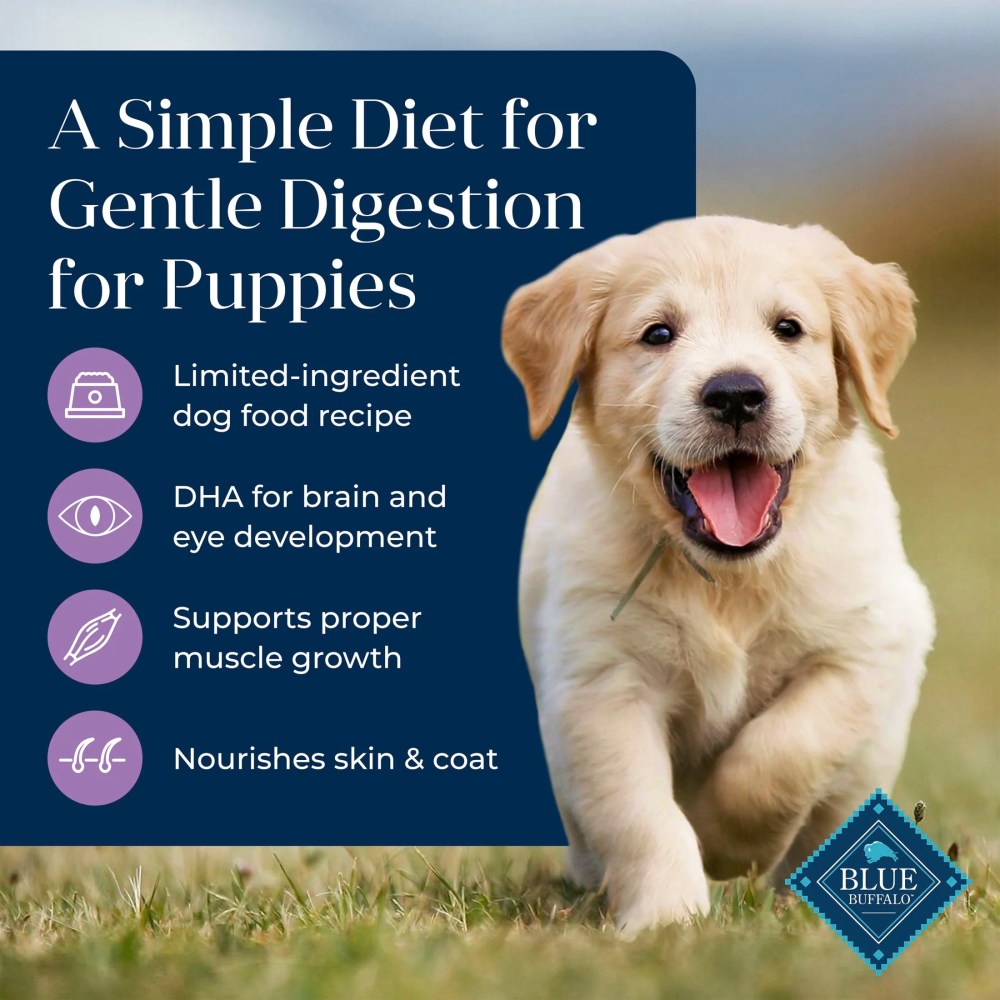 Blue Buffalo Basics Puppy Dry Dog Food, Limited Ingredient, Turkey, Chicken Free, 24lbs - Image 2