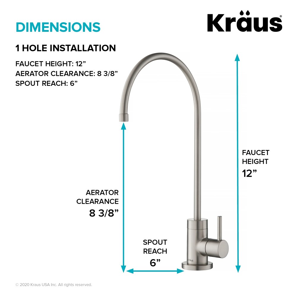 Purita 100 Lead-Free Kitchen Water Filter Faucet in Spot Free Stainless Steel - Image 5