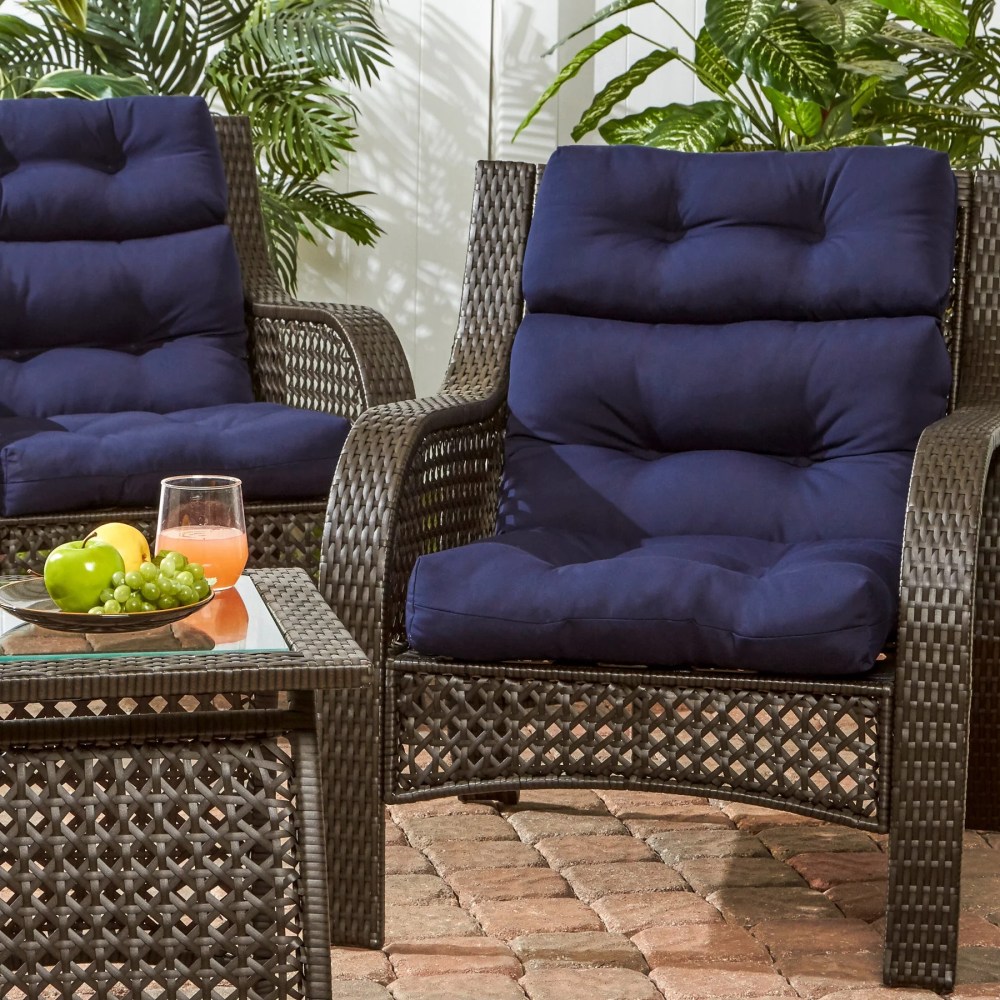 Sunbeam 44 x 22 in. Outdoor High Back Chair Cushion (2-Pack) by Greendale Home Fashions - Image 61