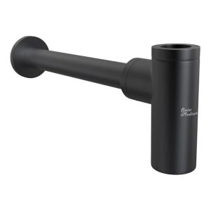 Bottle Trap Drain,  Matte Black