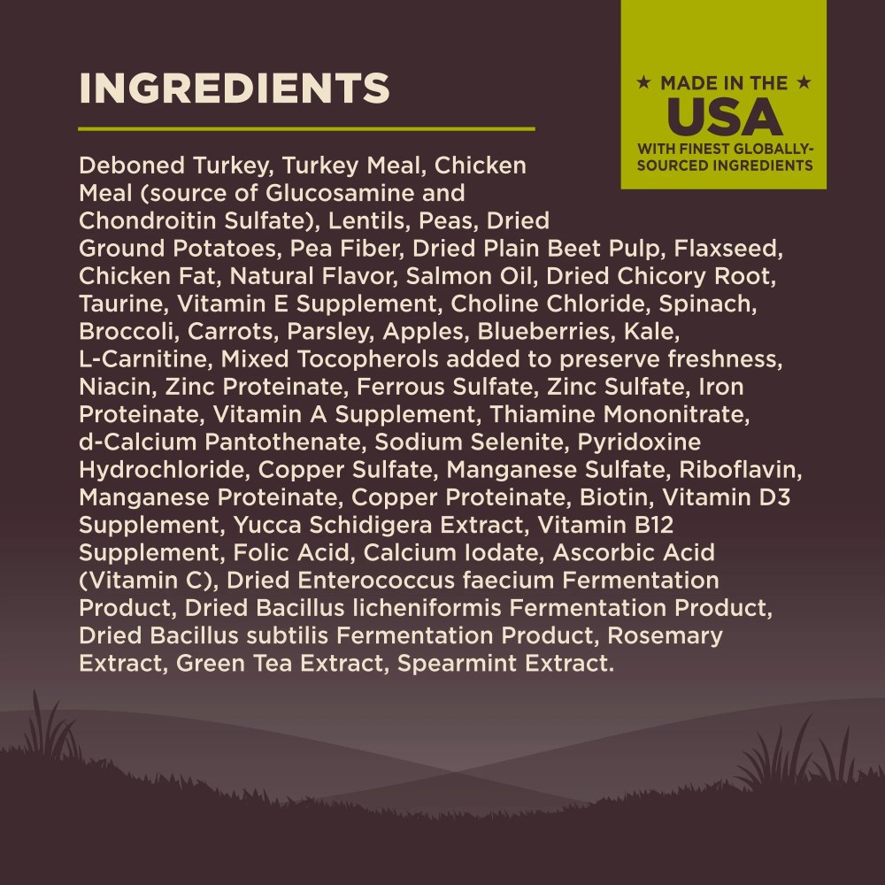 Wellness CORE Dry Dog Food, Grain Free, High Protein, Natural, Healthy Weight Turkey & Chicken Recipe, (26-Pound Bag) - Image 3