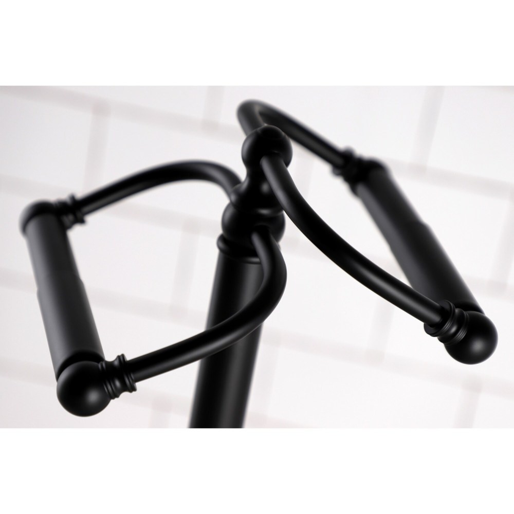 Kingston Brass Vintage Freestanding Double Roll Toilet Paper Holder CC2200 - Image 4
