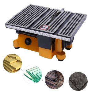 Wuzstar 4" Mini Table Saw Metal Wood Stone Glass Cutter Sawing Machine DIY Cutting Tool,4500 rpm