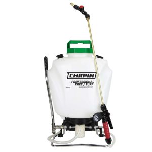 Chapin 62000: 4-gallon Tree & Turf Pro Commercial Backpack Sprayer,  Control Flow Valve