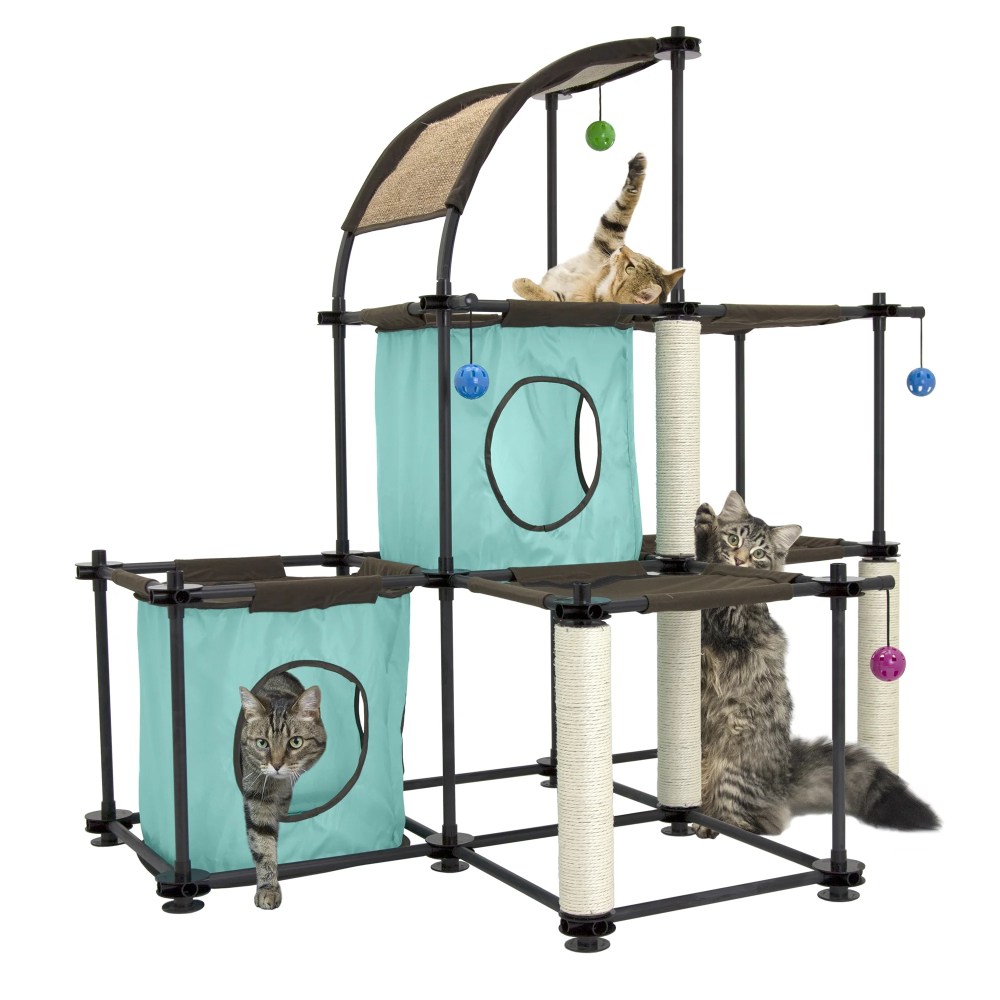 Kitty City Indoor Mega Kit Cat Furniture, Cat Scratcher - Image 14