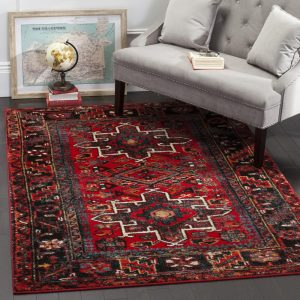 Safavieh Vintage Hamadan Dania Oriental Area Rug, Red/Multi, 4" x 6"