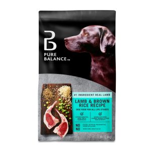 Pure Balance Lamb and Brown Rice Recipe Dry Dog Food, 30 lb