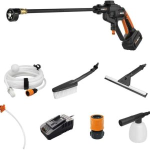 Worx WG620.1 Power Share 20V 320 PSI Hydroshot Cordless Portable Pressure Washer (0.53 GPM) (Battery and Charger Included)