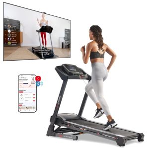 Sunny Health & Fitness Premium Double Deck Treadmill w Auto Incline  Free SunnyFit App Membership - SF-T7515SMART