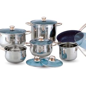 13pc Stainless Steel Cookware Set