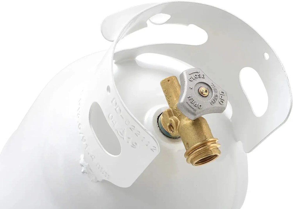 Flame King 10LB Empty Steel Propane Tank LP Cylinder w/ Type1 OPD Valve, for Grills & BBQs - Image 6