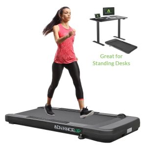 AdvanceUp Under Desk Electric Treadmill,  Compact for Home Office Work out Walking Jogging