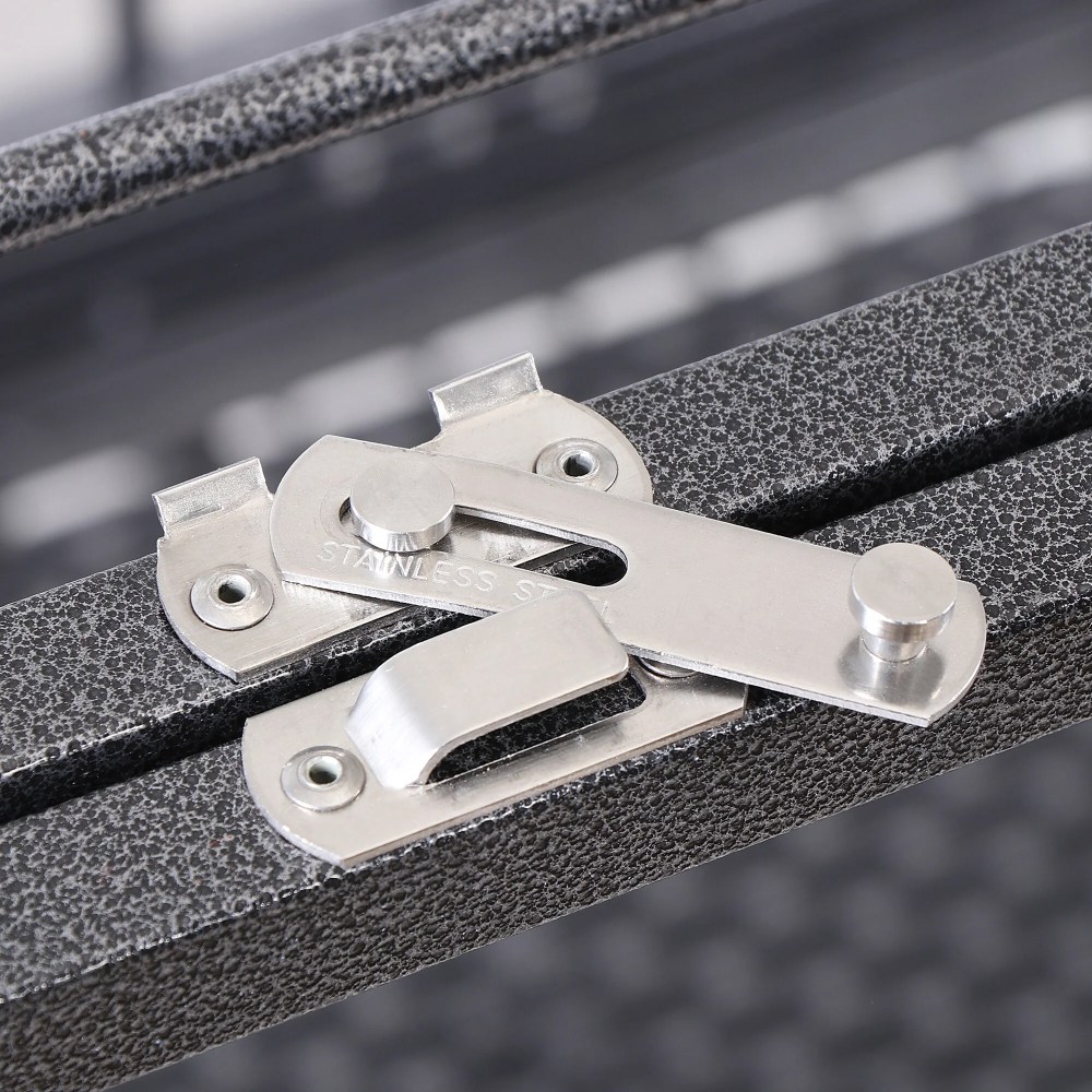 ZENY 38 Inch Indestructible Heavy Duty Dog Crate Escape Proof with Lockable Wheels High Anxiety Double Door Design - Image 6