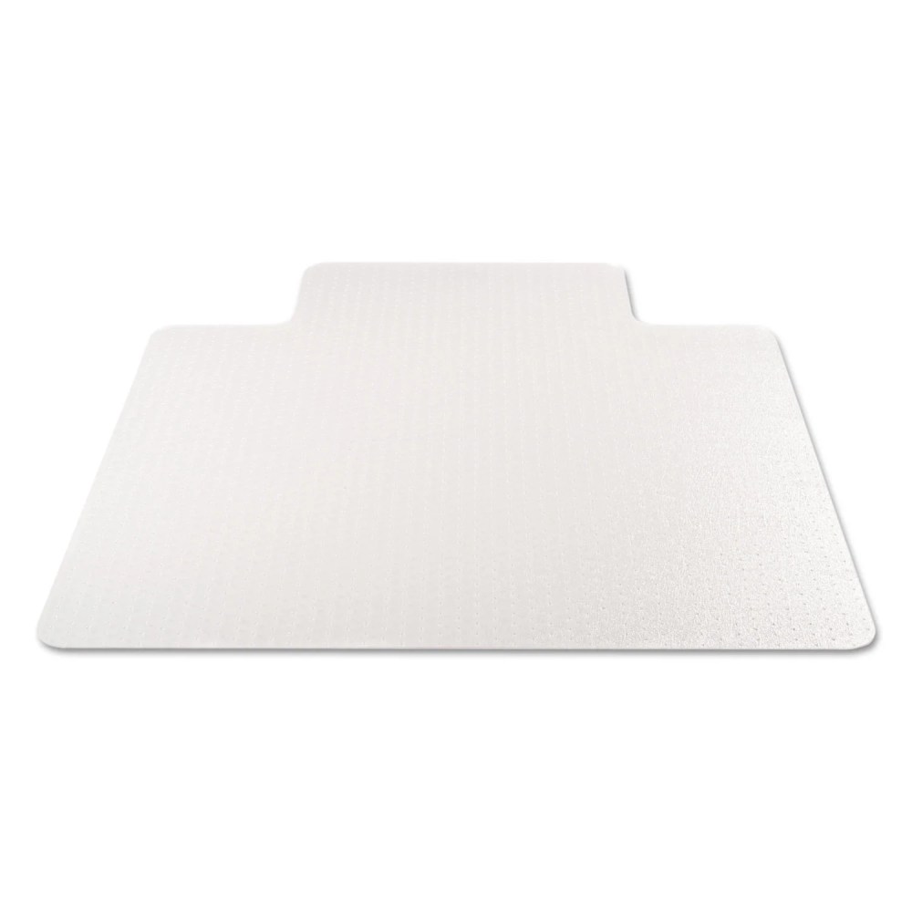 Deflecto EconoMat Occasional Use Chair Mat, Low Pile Carpet, Flat, 36 x 48, Lipped, Clear - Image 6