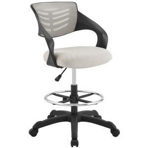Modway Thrive Mesh Drafting Chair, Multiple Colors