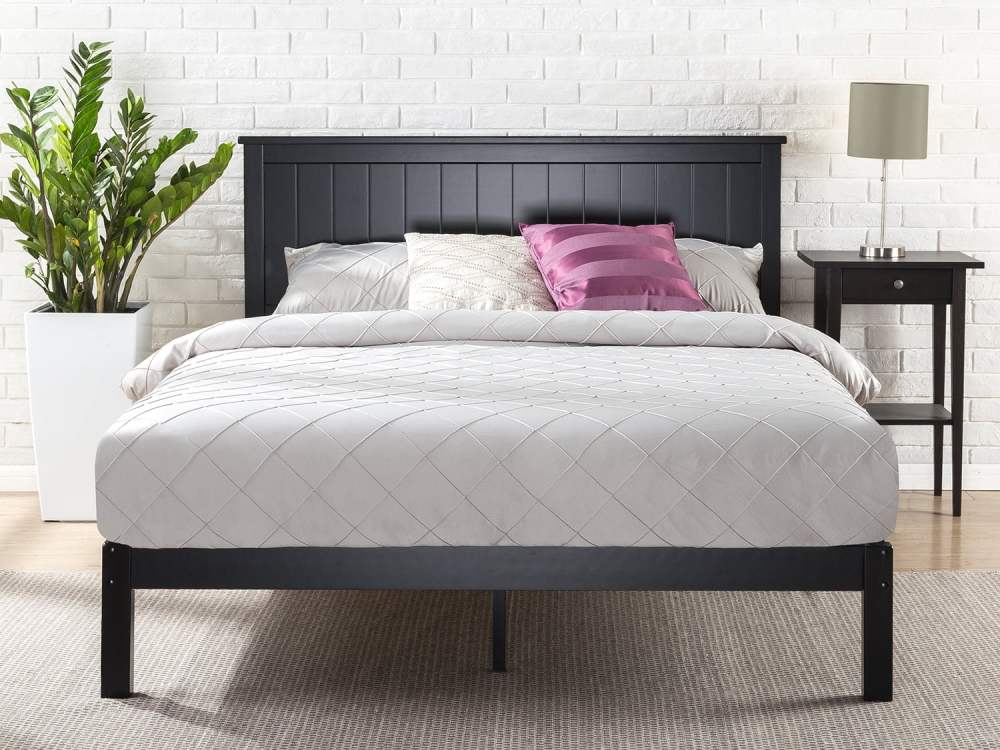 Zinus Santiago 41" Wood Platform Bed Frame,King