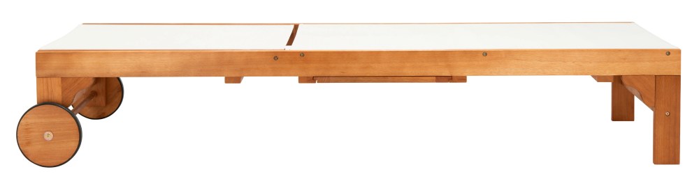 Safavieh Ralden Outdoor Patio Sunlounger - Natural/Beige - Image 5